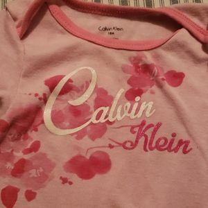 Clavin Klein girl 18 months onezies